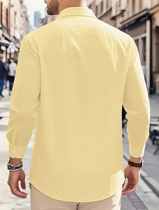 Camicia elegante uomo 100% cotone