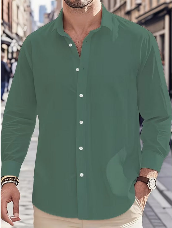 Camicia elegante uomo 100% cotone