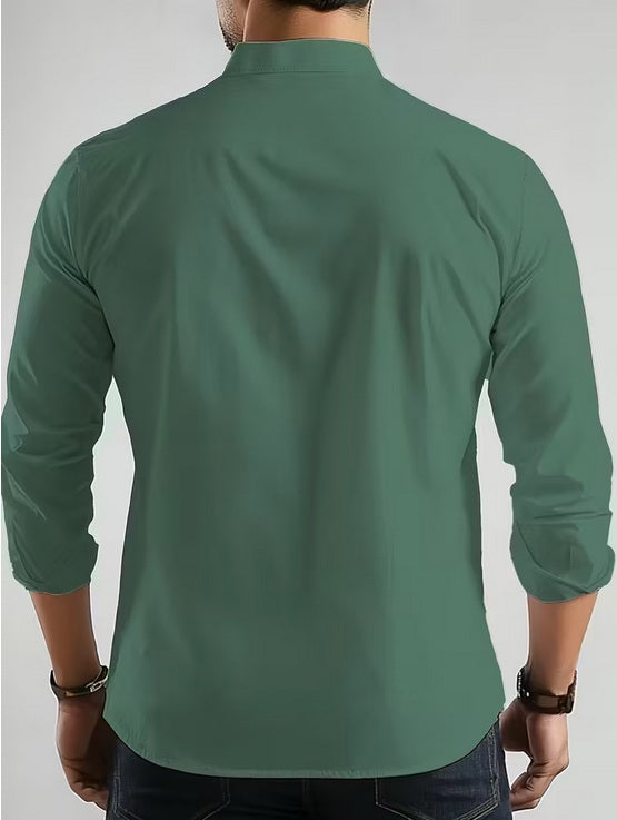 Camicia elegante uomo 100% cotone