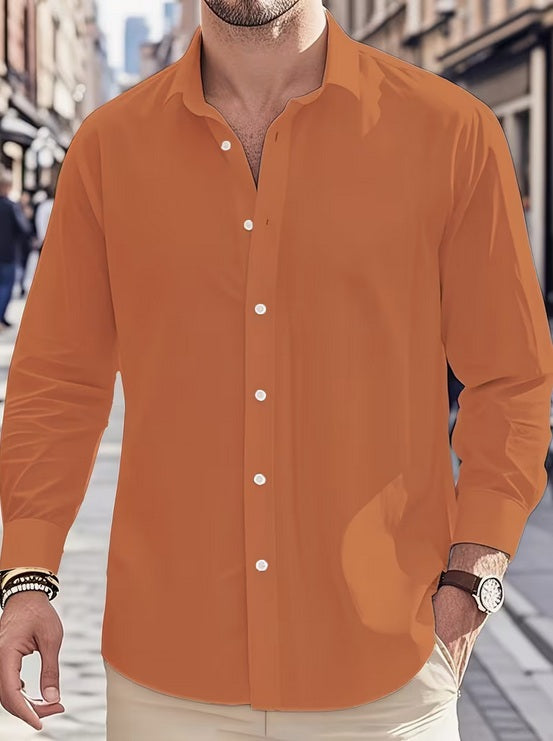 Camicia elegante uomo 100% cotone