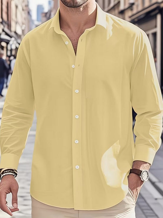 Camicia elegante uomo 100% cotone
